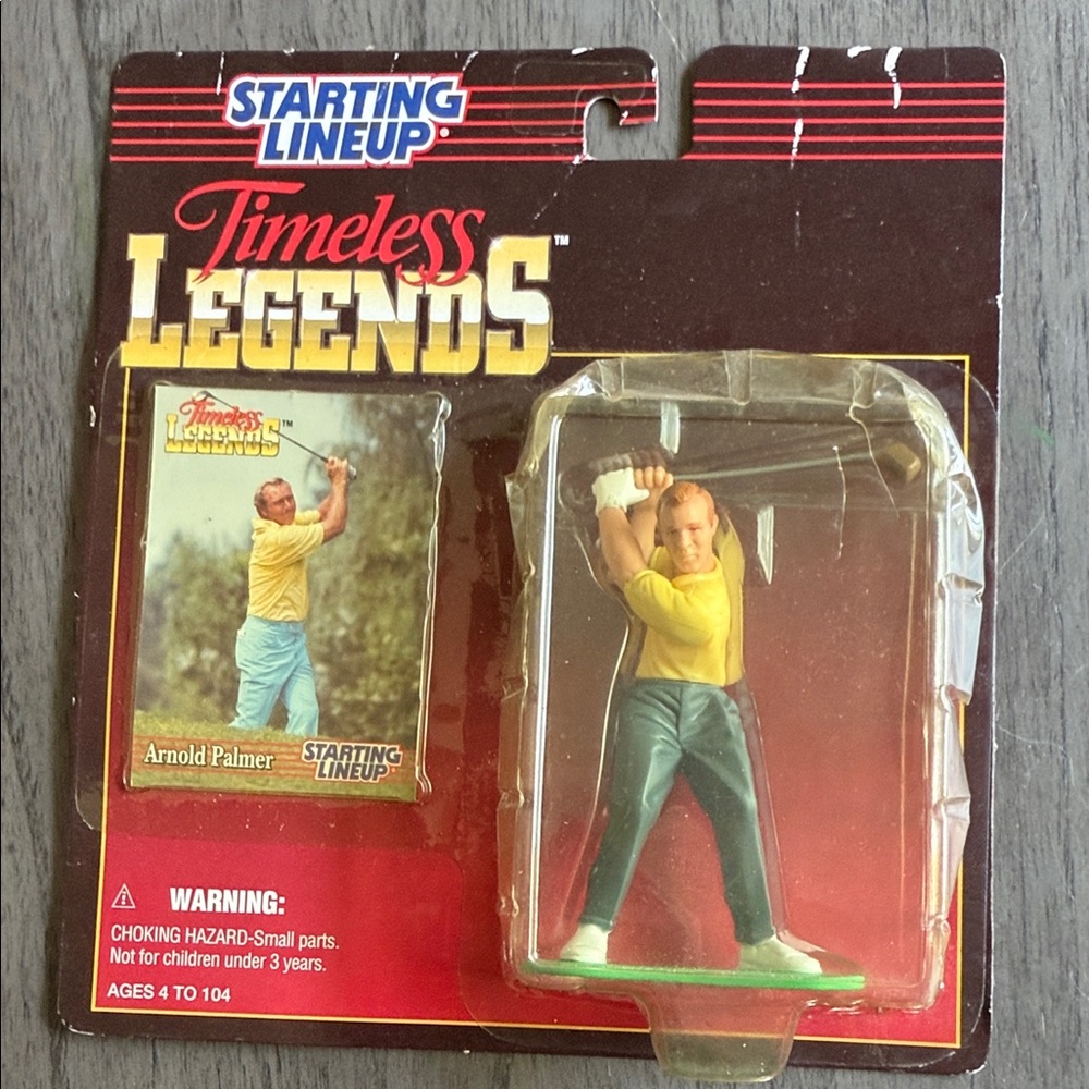 Starting Lineup Timeless Legends Arnold Palmer Golf Figure - Yellow & Green